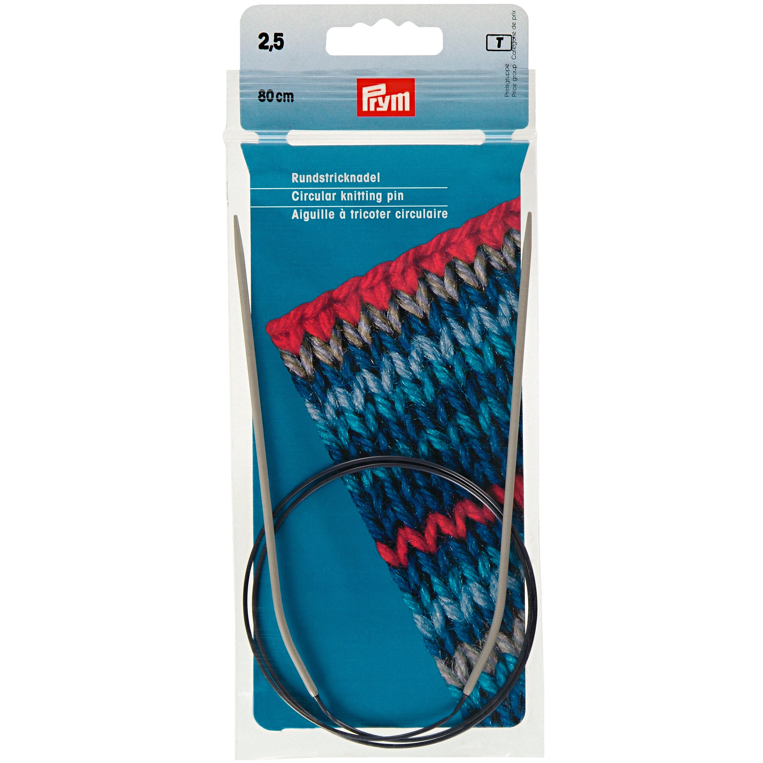 Prym-Rundstricknadeln- Metall