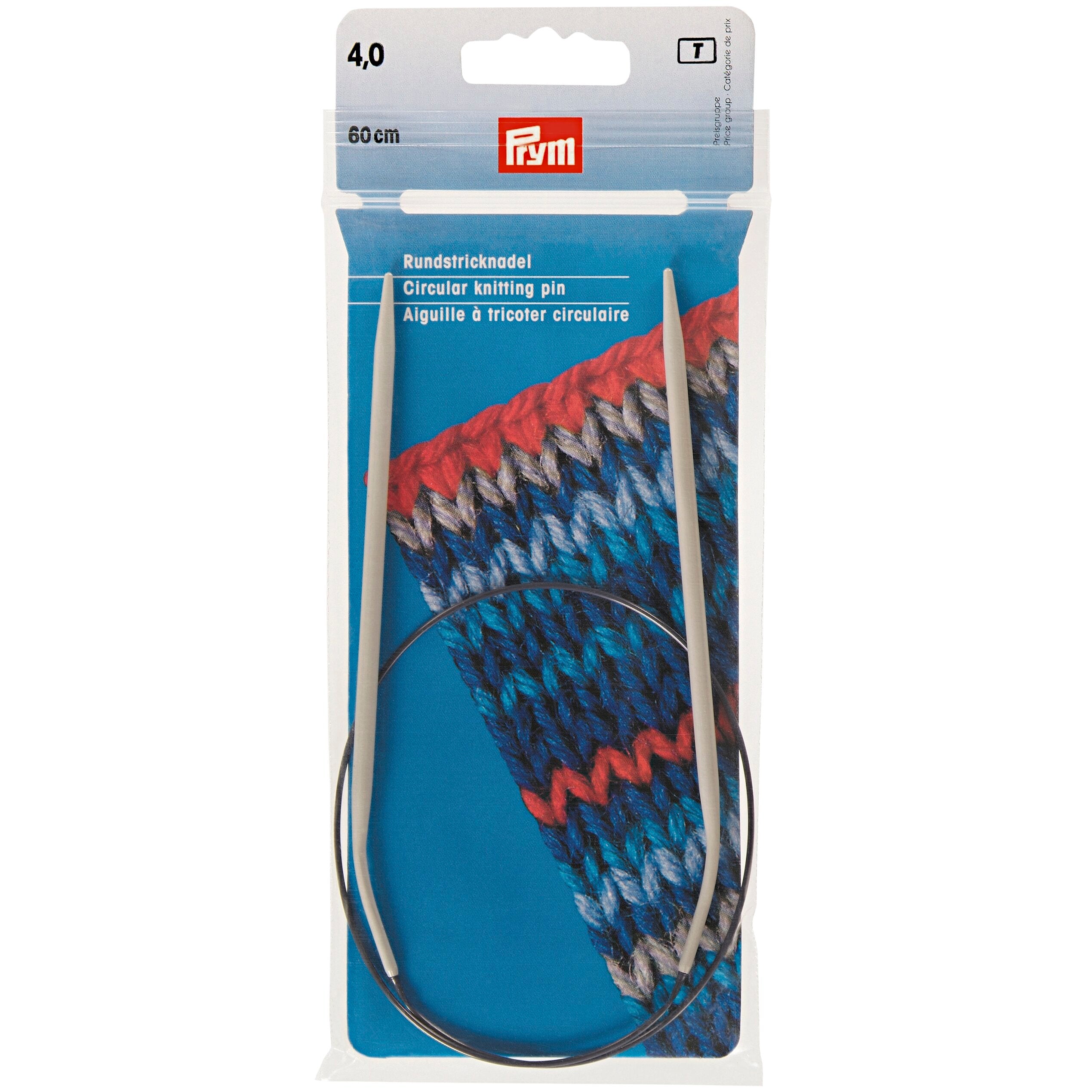 Prym-Rundstricknadeln- Metall