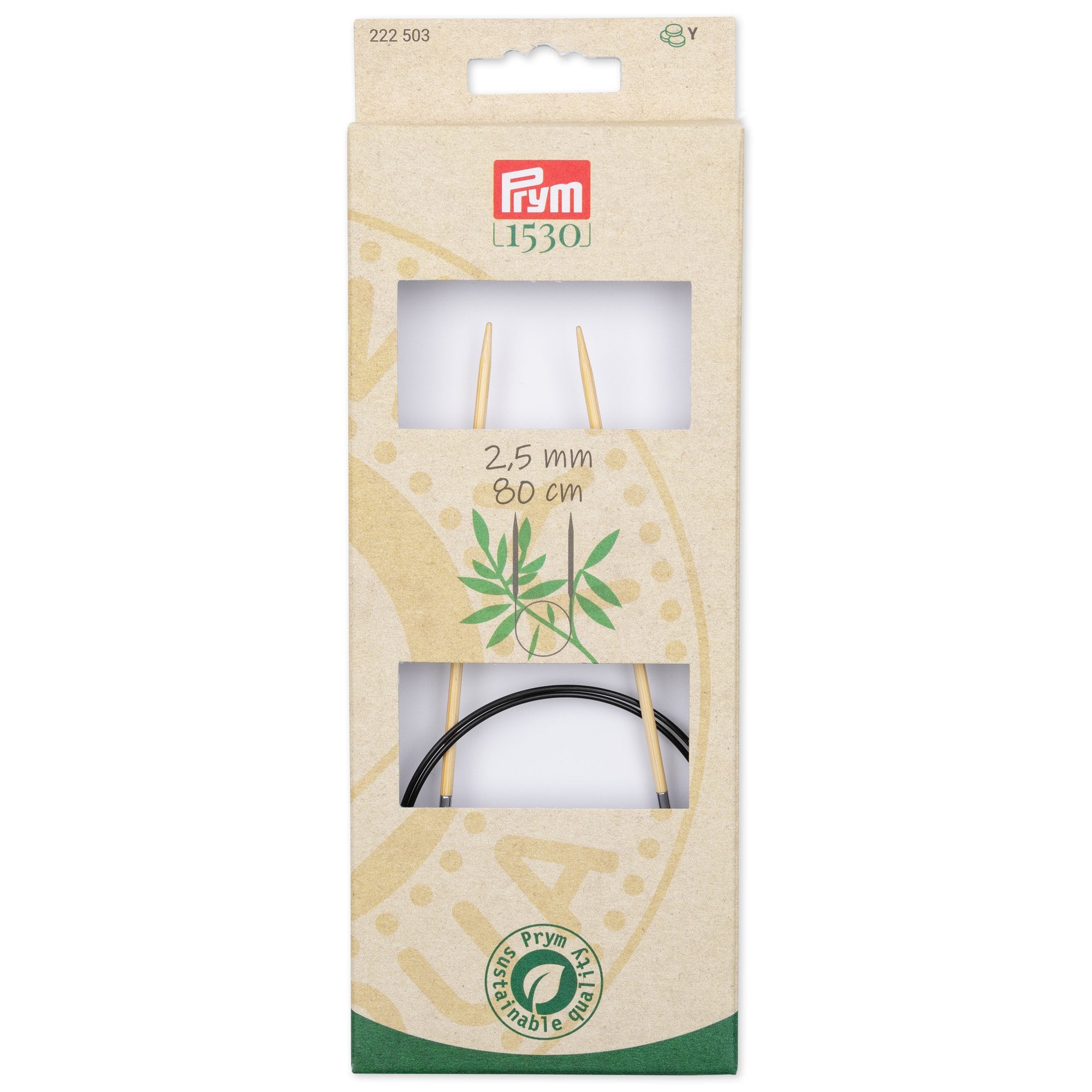 Prym-Rundstricknadeln- Bambus