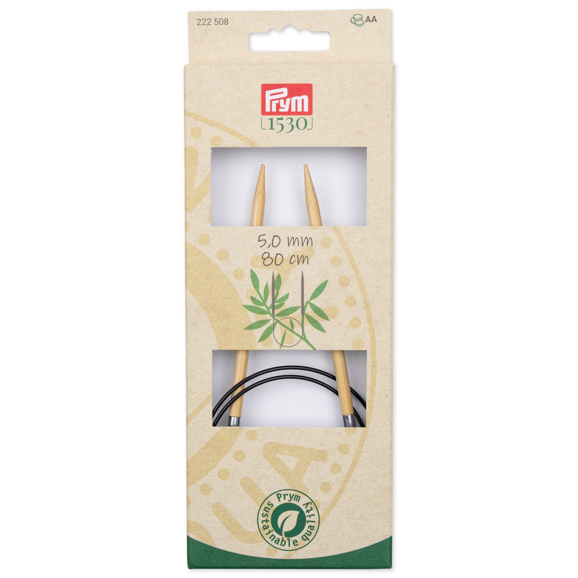 Prym-Rundstricknadeln- Bambus