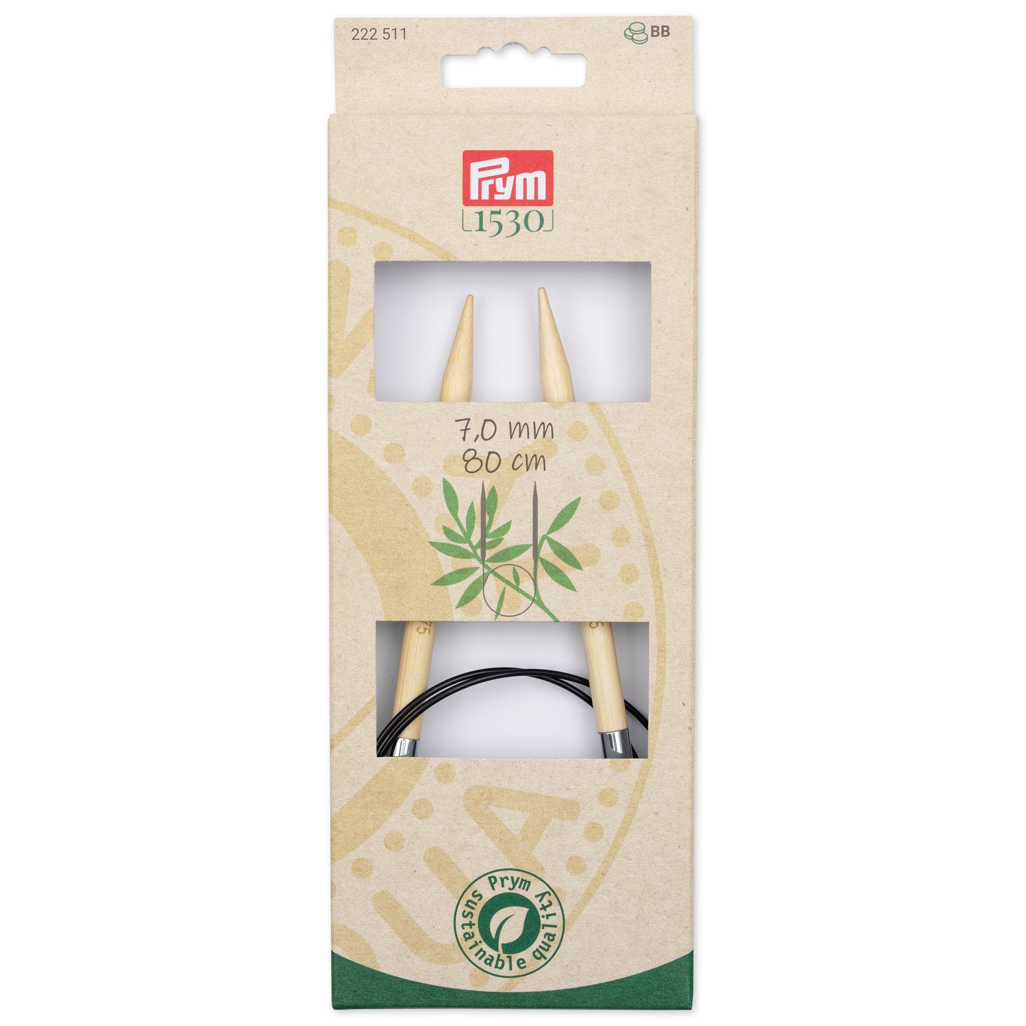 Prym-Rundstricknadeln- Bambus