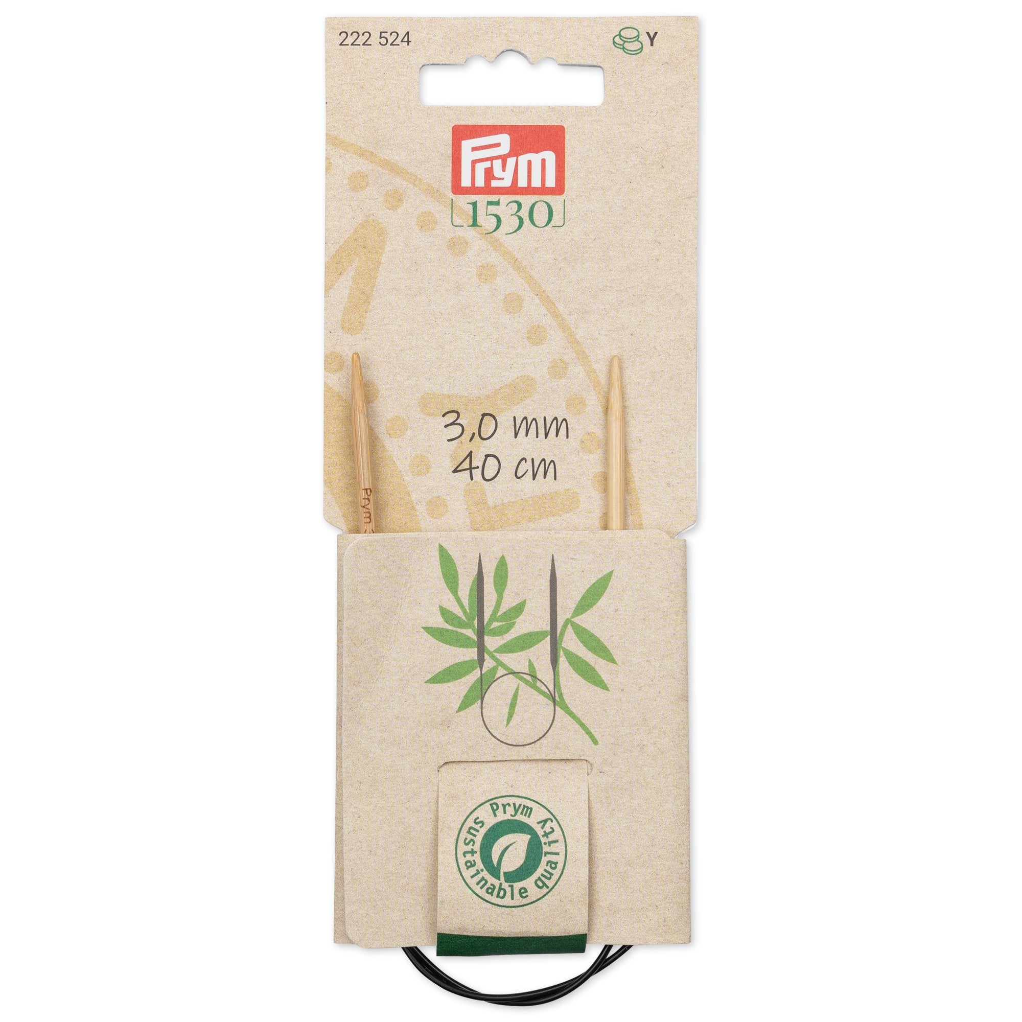 Prym-Rundstricknadeln- Bambus
