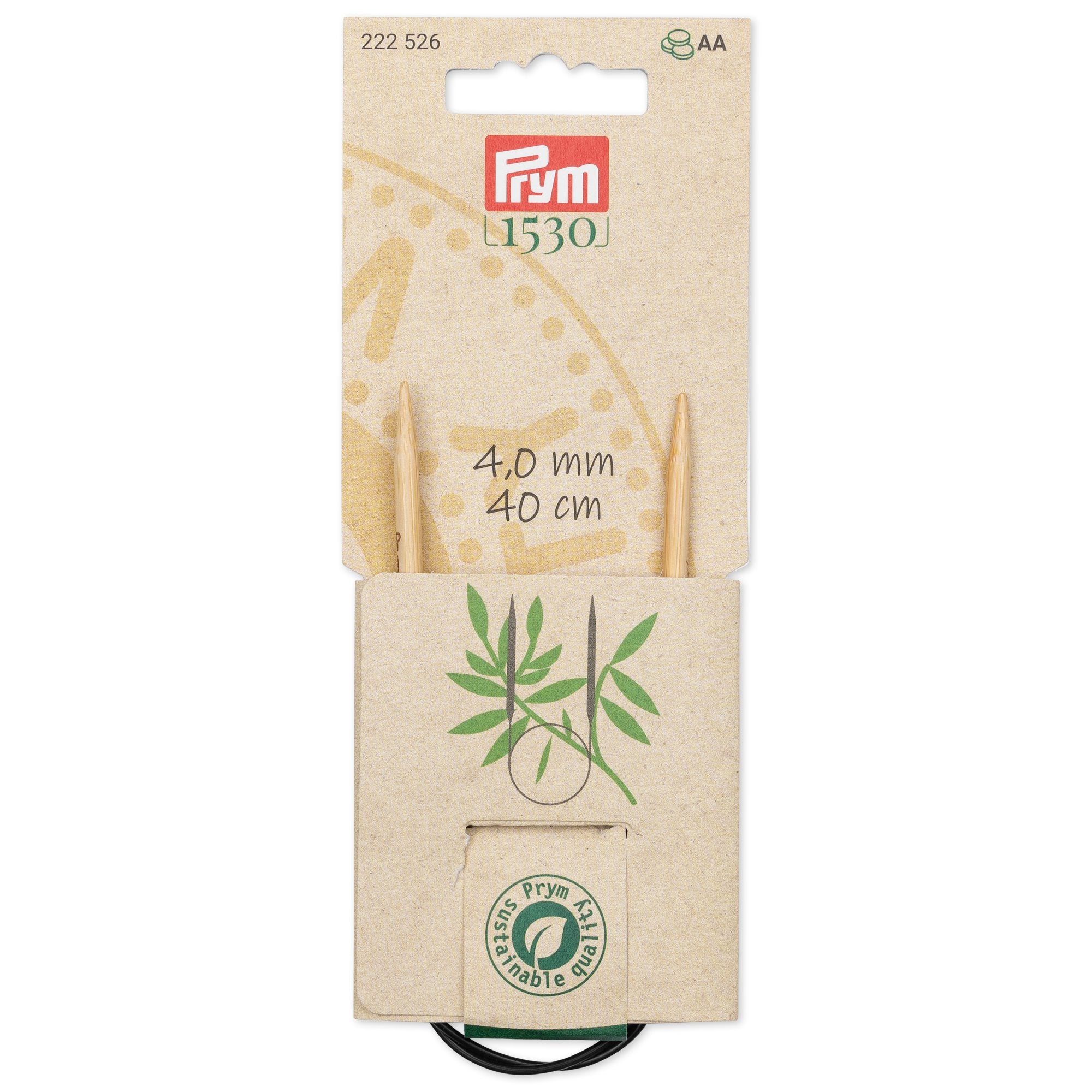 Prym-Rundstricknadeln- Bambus