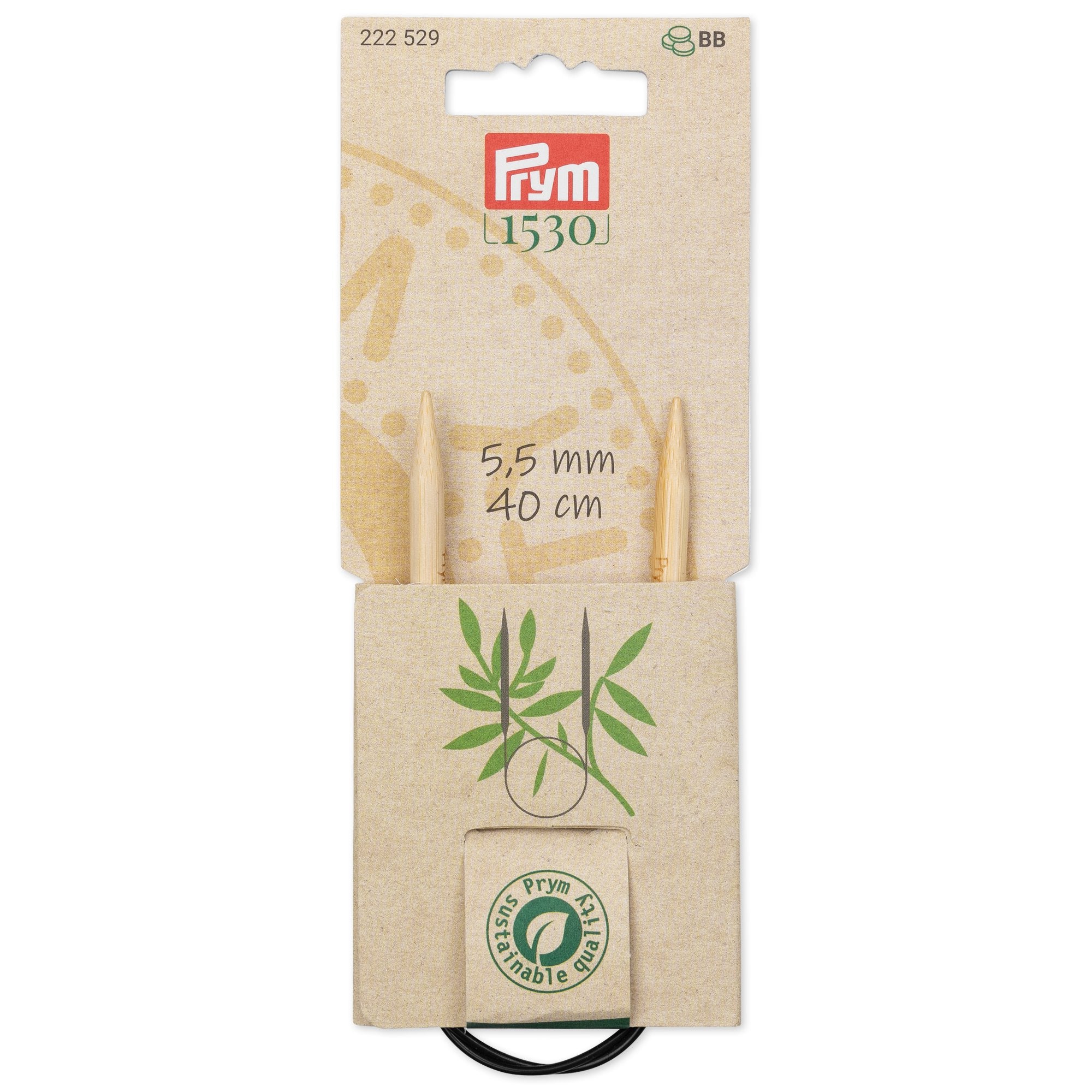 Prym-Rundstricknadeln- Bambus