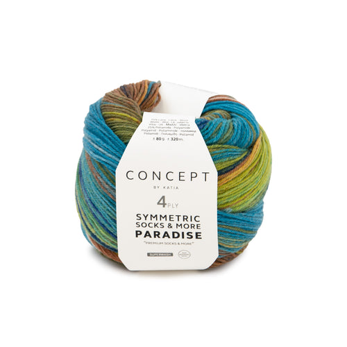 Sockenwolle Katia Paradise, Farbe Nr. 43